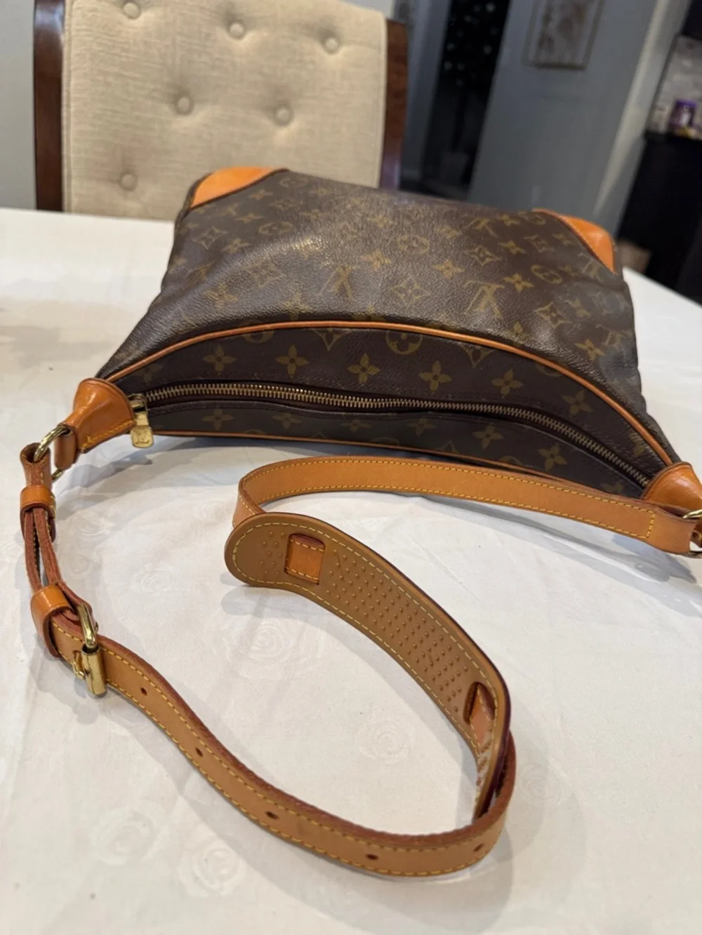Authentic Louis Vuitton Monogram Boulogne Shoulder Bag